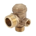 thumbnail image 2 of 1 Three-Way Air Compressor Check Valve Direct Connection Air Compressor Check Valv G3653, 2 of 6