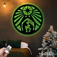 thumbnail image 3 of C-CRAFT Custom Nativity Scene Unique Christmas Metal Sign Led Light Wall Art for Home Decor, 3 of 5
