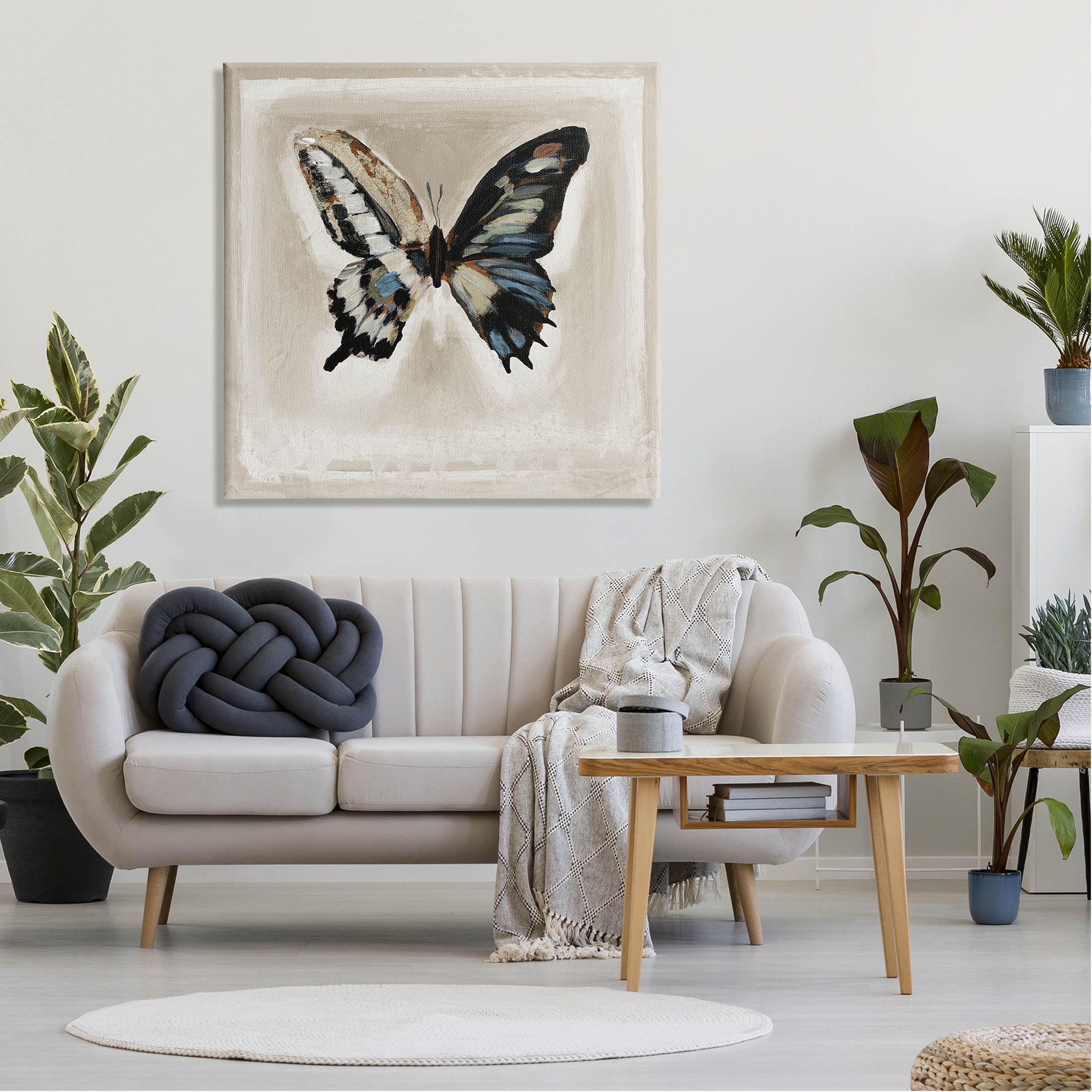 Stupell Industries Bold Butterfly Insect Painting Gallery Wrapped Canvas Print Wall Art, Design by Stacy D'Aguiar