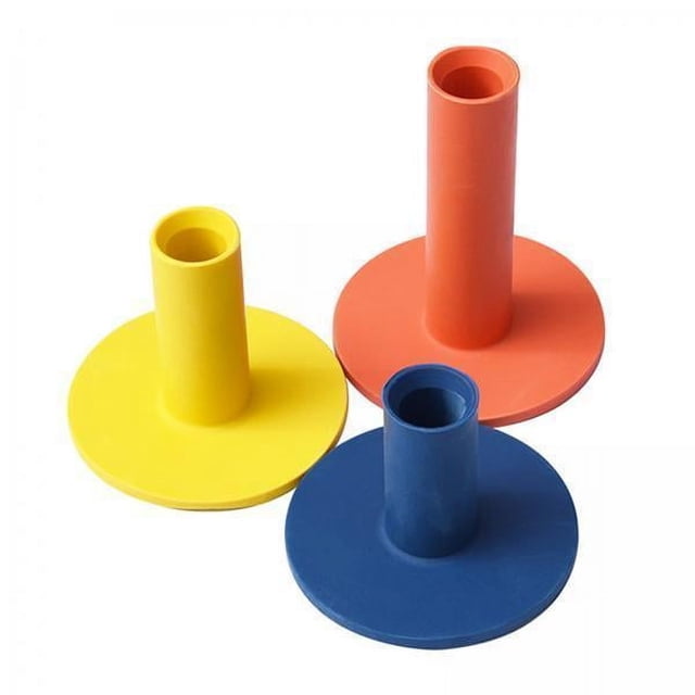 Tee De Golf De Goma Estable, Colchoneta De Práctica Para Patio Trasero, Entrenamiento De Swing, 4x3 Uds.