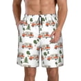 thumbnail image 1 of Balery Camp Van Traje de Baño Estilo Hawaiano para Hombre, Shorts de Secado Rápido con Bolsillos-Medium, 1 of 6