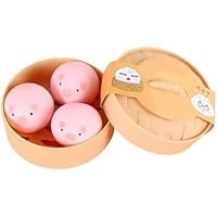strola Toys squeezable Dumpling Toys Set of 4 Sensory Stress Relief Balls Fidget Toys for Adults Easter Basket Stuffers