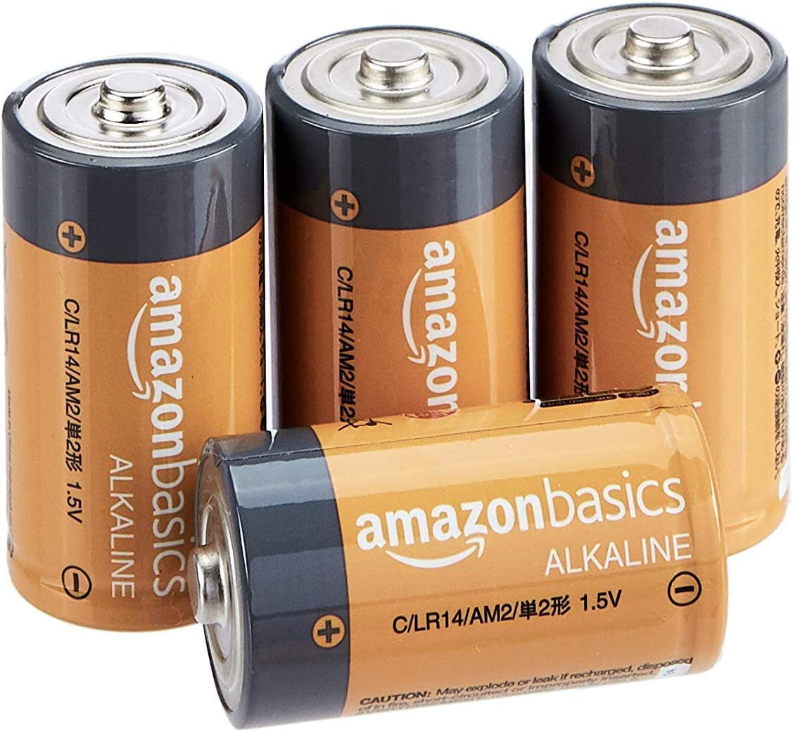   Basics 20 Pack AA High-Performance Alkaline Batteries,  10-Year Shelf Life, Easy to Open Value Pack & 12 Pack C Cell All-Purpose  Alkaline Batteries, 5-Year Shelf Life, Easy to Open Value