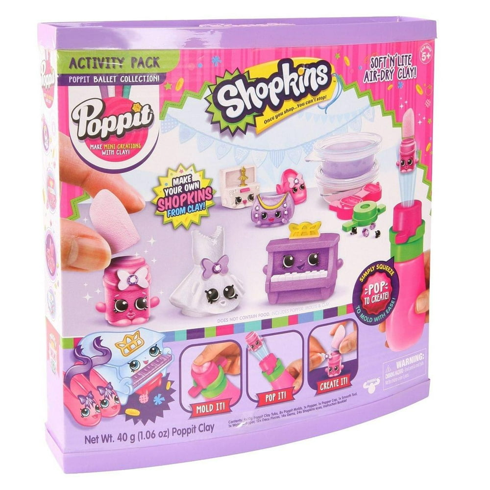 Poppit S1 Shopkins Ballet Collection - Walmart.com - Walmart.com