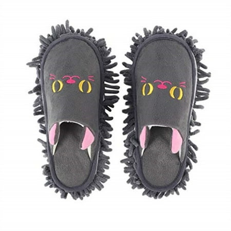 

Frjjthchy Warm Microfiber Slippers Floor Dust Dirt Hair Mop Slippers Shoes Anti-slip Moccasin Bedroom Home