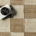 thumbnail image 6 of nuLOOM Christana Traditional Checkered Jute Area Rug, 5' x 8', Ivory, 6 of 9