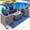 Sunbrella Canvas Navy, variant on Tuscany 4-Piece M Resin Wicker Outdoor Patio Furniture Conversation Sofa Set with Loveseat, Two Armchairs, and Coffee Table (Half-Round Gray Wicker, Sunbrella Canvas Navy)