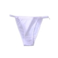 thumbnail image 1 of WZXFASHION Culottes en Coton pour Femmes Bikini Basique Culottes Féminines Culottes pour Femmes Blanc TG, 1 of 2