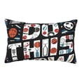 thumbnail image 3 of Salouo Geometric Sports Energetic Burst Print Print Pillow Case Cover,Wrinkle-Free Bed Pillow Cover Pack of 1 Home Decor Fade-Resistant and Stain-Resistant ,Pillows Not Included -20"x30", 3 of 8
