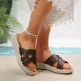 thumbnail image 4 of Aloohaidyvio Flat Sandals Women Dressy: Non Slip, Arch Support, Orthopedic, Plantar Fasciitis Comfortable Walking Sandal, 4 of 8