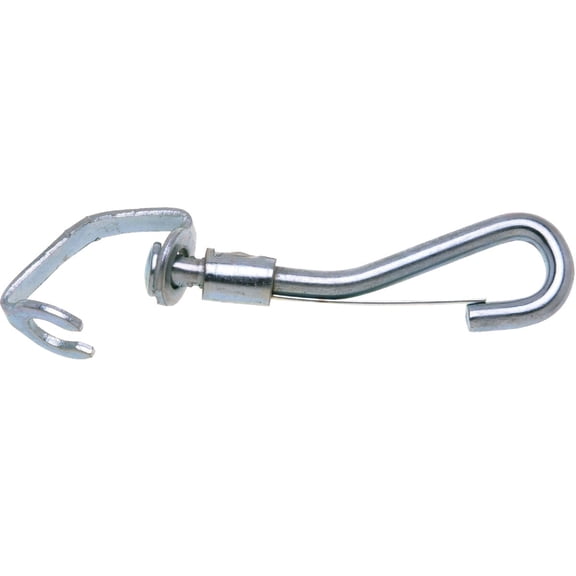 Campbell T7607301 Swiveling Spring Snap, Open Eye, Steel, Zinc Plated, 5/16" Opening, 3-3/8" Length, 60 lbs Load Capacity, Pack of 10