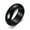 Black, variant on Men's Ring Titanium Steel Geometric Ring Electroplated Finish Band Holiday Present Men Jewelry Gift for Him Father