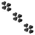 thumbnail image 2 of bedienty Network Cable Splitter Converter 1-in-2-out Ethernet Adaptor Desktop PC Black 3Set, 2 of 6