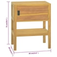 thumbnail image 2 of vidaXL Bathroom Cabinet 23.6"x15.7"x29.5" Solid Wood Teak, 2 of 8