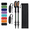 EVA Foam - 3K Black, variant on Carbon Fiber Trekking Poles Cork - Purple, Collapsible Lightweight Hiking Sticks