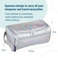 thumbnail image 4 of Wildkin Kids Travel Toiletry Bag (Holographic Silver), 4 of 7