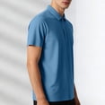 thumbnail image 6 of Hvyesh Men Big and Tall Quick Dry Tshirt Short Sleeve Golf Shirts Regular Fit Work Shirt Casual Gym Athletic T-Shirts, 6 of 7