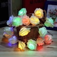 thumbnail image 4 of Joernso 3m 20 LED Rose Flower Fairy String Light Wedding Party Decorative Garland Lamp, 4 of 8
