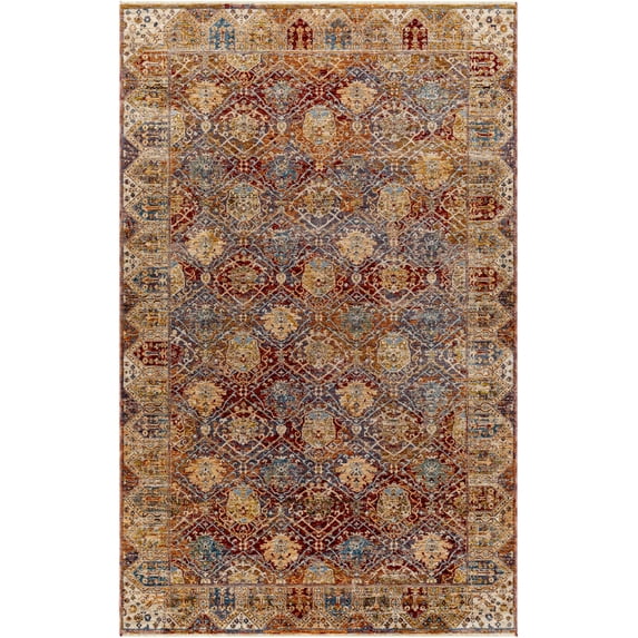Surya Arya Polyester And Viscose 2' x 3'3" Area Rugs With Brick RYA2303-233