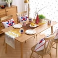 thumbnail image 5 of Table Runner 13x120inch Gradient Abstract Country Farmhouse Waterproof Table Cloth Holiday Kitchen Dining Table Decorations for Indoor Outdoor Home Party Coffee, 5 of 8