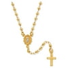 Brilliance Fine Jewelry 14K Gold Plated Sterling Silver Beads Children’s Female Rosary Necklace