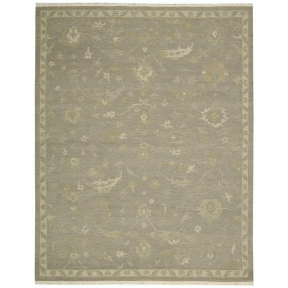 Nourison  Nourmak Encore Area Rug Taupe 5' 6" x 7' 5" 6' x 9' Indoor,Handmade Ivory