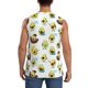 thumbnail image 4 of Balery Funny Avocado In Mexican Clothes Camisetas sin mangas para hombre, absorbe la humedad y protege contra el mal olor.-Large, 4 of 7
