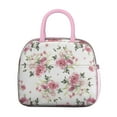 thumbnail image 2 of Lunch Bag Lunch Box for Women Reusable Insulated Lunch Cooler Bags,Large Capacity for Work Travel Picnic,Water-Resistant Pioneer Colorful Floral Lunch Tote Bag Gifts for Woman Mom Pink, 2 of 6