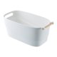 thumbnail image 2 of Organizadores de Almacenamiento de Plástico Jinwen Cestas de Almacenamiento de Baño Color Blanco Tamaño S M L, 2 of 8