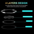 thumbnail image 2 of Dteck for Samsung Galaxy Z Fold4 5G Camera Lens Protector, 9H Tempered Glass Camera Cover Screen Protector Metal Individual Ring for Samsung Fold4 5G 2022 Release, Black, 2 of 7