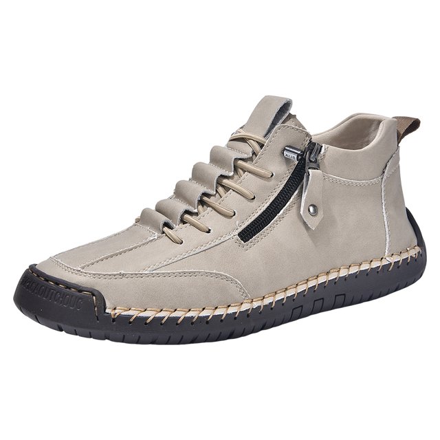 Fsqjgq Espadrilles Montantes Hommes Chaussures de Course Bottes Extérieur Élégantes Chaussure de Randonnée Décontractée Gym Mise en Forme Tendance Espadrilles de Sport