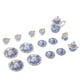 thumbnail image 1 of Juego de Té Chino de Cerámica Azules perfecl 1/12 Vajilla para Casa de Decoración, 1 of 8