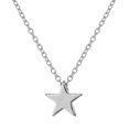 thumbnail image 1 of Collar de estrella delicado, creativo, cadena de clavícula sencilla, cadena de cuello de moda para mujer y niña (plata), 1 of 7