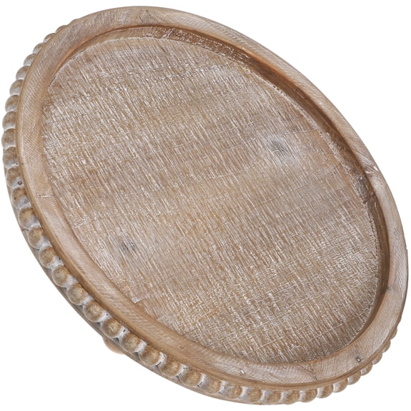 Rustic Wood Tray for Storage MultiColored Vintage Design Adds Charm to Any Room 10.5 Inches
