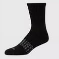 thumbnail image 3 of Hanes Premium Men's 3pk Absolute Active Crew Socks -Black 6-12, 3 of 6