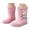 Pink-d, variant on Boys Girls Rain Boots Kids Unisex Cartoon Bunny Outdoor Fashion Waterproof Shoes Wet Weather Cute Comfortable Soft Daily Non- Outsole Footwear,3-3.5 Years