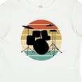 thumbnail image 4 of Inktastic Drum Set Retro Drummer Sunset Boys or Girls Baby T-Shirt, 4 of 5