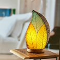 thumbnail image 5 of Eangee Home Design Leaflet Table Lamp, Shade Made Of Cocoa Leaves, 5x7x14 Inches, 5 of 5