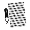 thumbnail image 3 of 200 ganchos para luces navideñas, fáciles de instalar para decoración de ceremonias y festividades. Negro, 3 of 9