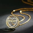 thumbnail image 6 of K-KED Women's Fashion Gold Rose Gold or Silver Mom Mother Heart Pendant Necklace-Rose Gold, 6 of 7