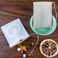 thumbnail image 2 of Lubelski 300Pcs Disposable Tea Bags with Drawstring Food Grade Heat-Resistant Herbal Loose Leaf Tea Infuser Empty Bags, 2 of 8