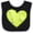 Black and White, variant on Inktastic Tennis Ball in Heart Boys or Girls Baby Bib