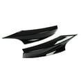 thumbnail image 4 of Front Bumper Side Spoiler, High  Glossy Black Front Bumper Splitter Anti Shock 2PCS ABS Robust  For Replacement, 4 of 8