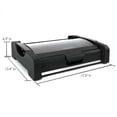 thumbnail image 2 of NutriChef Electric Grill & Griddle Cooktop with Glass Lid, 2 of 9