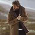 thumbnail image 2 of Chaqueta de invierno para hombre, cálida lana de cordero, forro polar ártico, 2 of 3