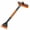 Red, variant on Extendable Snow Shovel with Brush, Ice Scraper for Car Windshield, Heavy Duty Retractable Snow Removal Tool with EVA Grip for Car Truck SUV Home Use