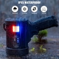 thumbnail image 6 of Rechargeable Spotlight,2000000 LM Super Bright Handheld Spot Light LED Flashlight High Lumens,Powered Spotlight Large Searchlight Outdoor with Solar Panels for Boating Camping Hunting, 6 of 9