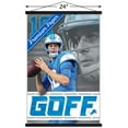 thumbnail image 2 of NFL Detroit Lions - Jared Goff 24 Wall Poster with Magnetic Frame, 22.375" x 34", 2 of 5