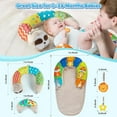 thumbnail image 6 of Tummy Time Mat - 4 in 1 Cozy Tummy Time & Seated Support Pillow, Sitting Support for Newborn 0-12 Months, Infant Baby Sit Me Up Floor Seat Early Sensory Development Gifts Tummy Time Play Toys, 6 of 13