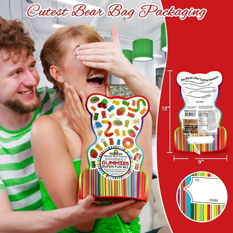 KaJustC Worlds Best Gourmet Gummies, Super Fun Mix, 16oz